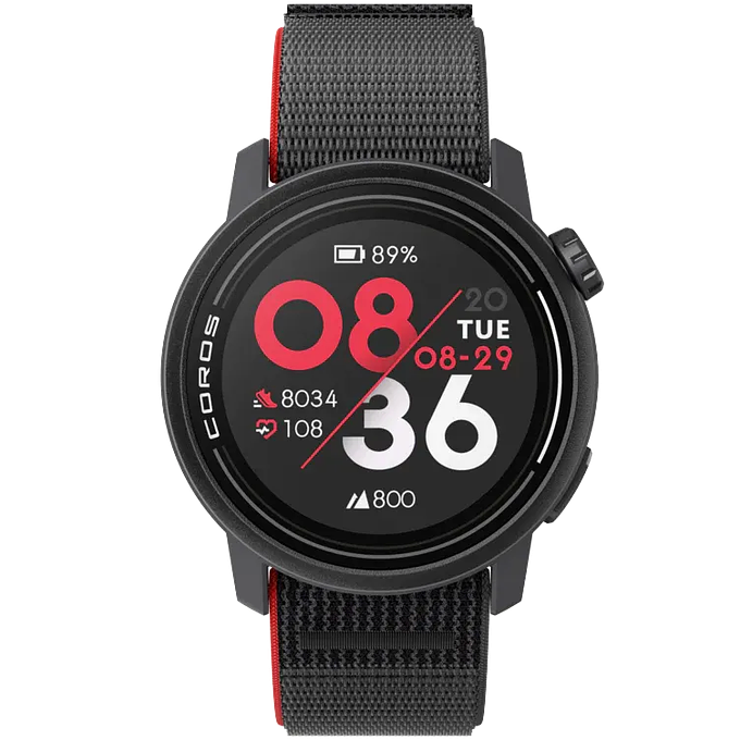Coros Pace 3 Nylon Smart Watch (Ink)