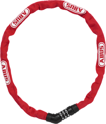 ABUS Steel O Chain 4804C Chain Lock (Red)