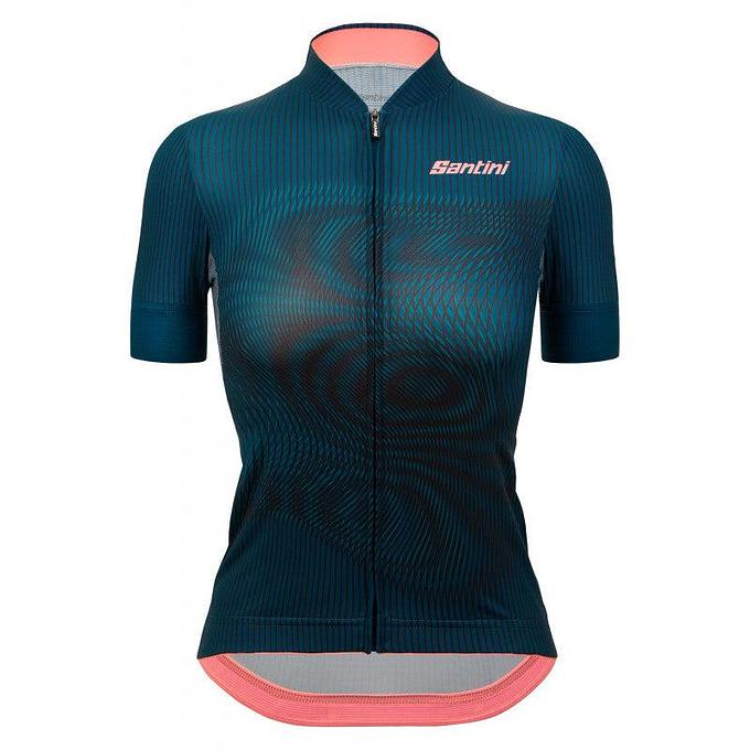 Santini Delta Vortex Women's Cycling Jersey (Teal)