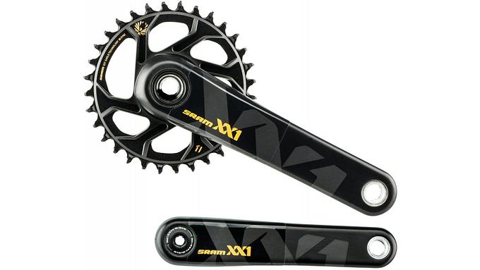 SRAM XX1 Eagle DM GXP Crankset (Gold)