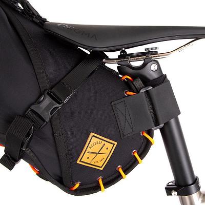 Restrap Saddle Bag (Black/Orange)