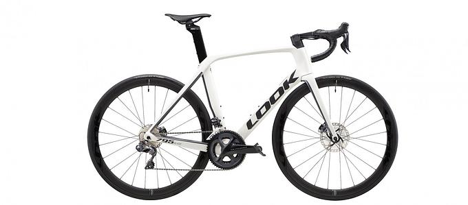 Look 795 Blade Disc (Metallc White Silver Glossy)