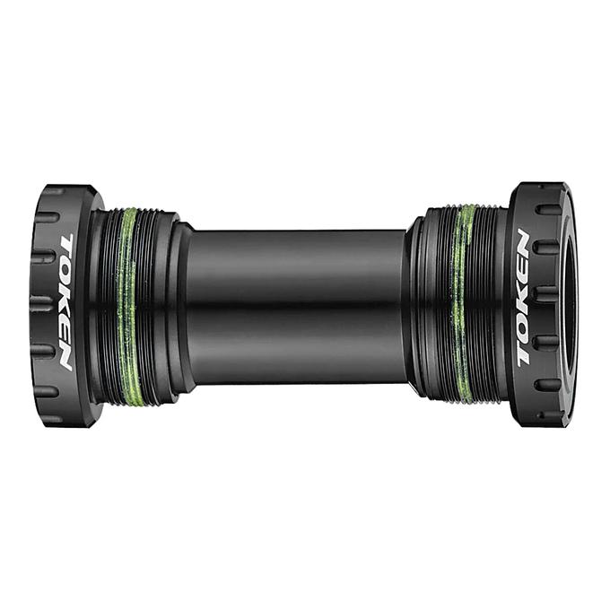 Token TK877ITA Italian Thread Ceramic Bottom Bracket (Black)