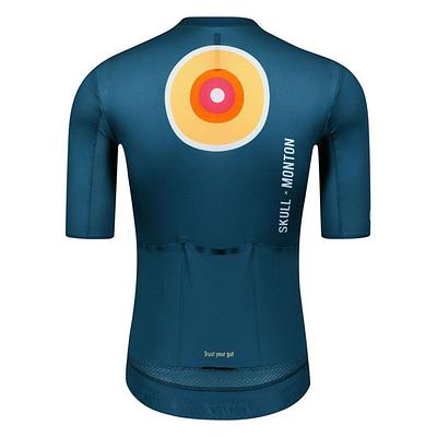 Monton Target Men's Cycling Jersey (Blue)