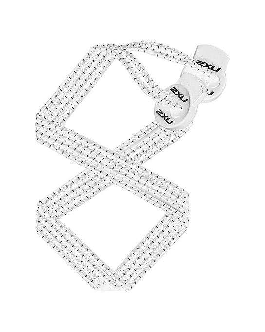 2XU UA1855G Performance Locked Laces (White)
