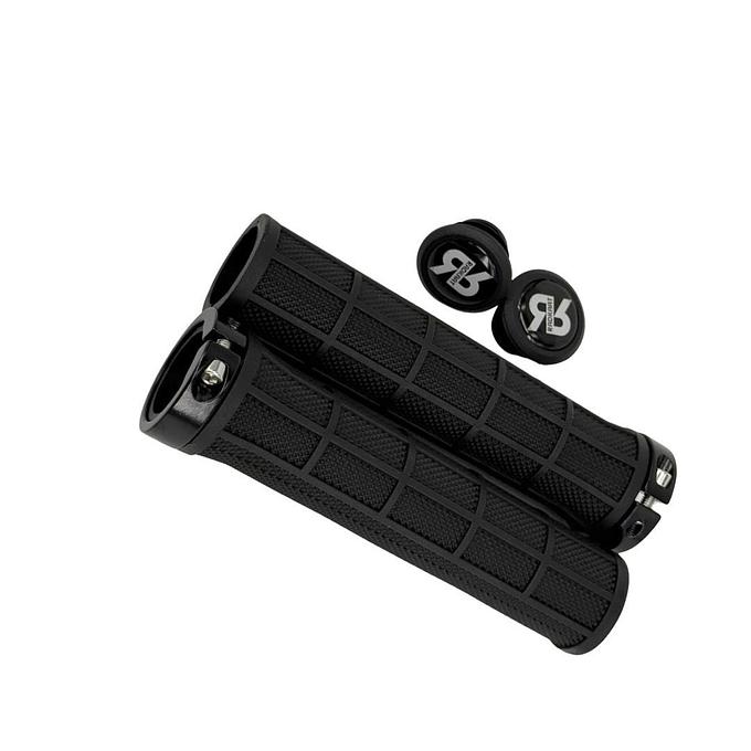 Radkaat Rubber LockFit Grips (Black)