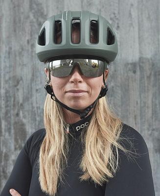 POC Do Half Blade Sport Sunglasses (Epidote Green Translucent)