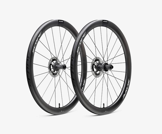 Scope R4 Carbon Tubeless Ready Disc Brake Wheel - Shimano (Black)
