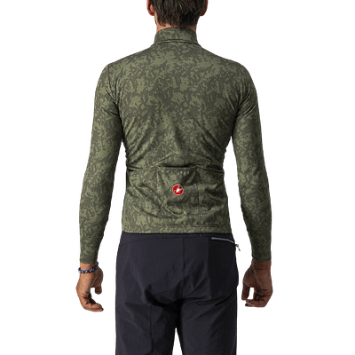 Castelli Unlimited Thermal Mens Cycling Jersey (Military Green/Light Military)