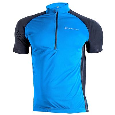 Nuckily NJ601 Mens Cycling Jersey (Blue)