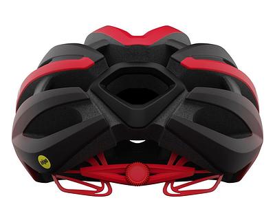 Giro Synthe MIPS II Road Cycling Helmet (Matte Black/Bright Red)
