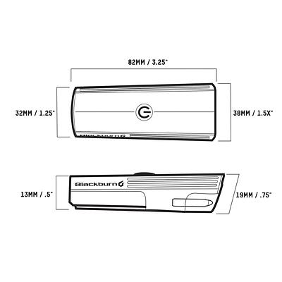 Blackburn Dayblazer 400 Front Light (Black)