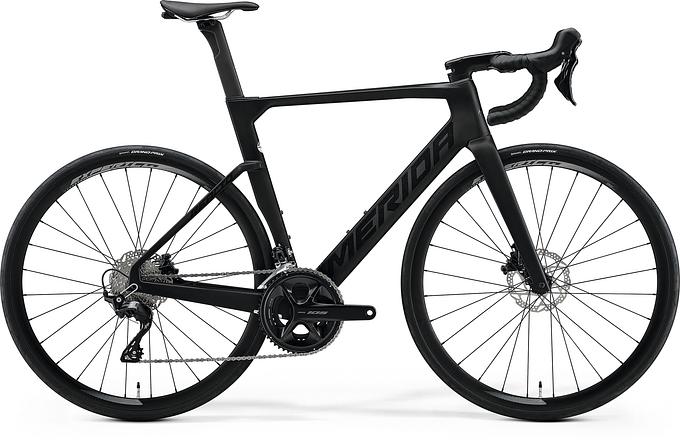 Merida Reacto 4000 (Silk Black/Glossy Dark Silver)