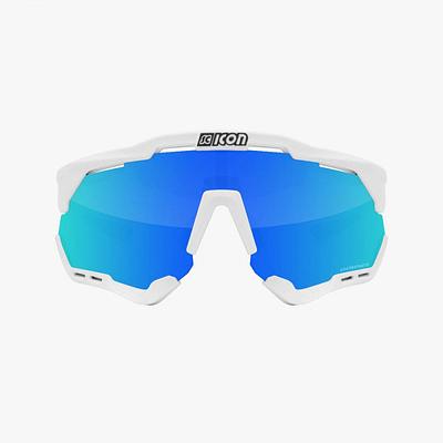 Scicon Aeroshade XL Sport Sunglasses (Multimirror Blue/White Gloss)
