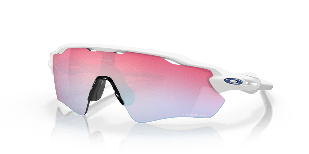 Oakley Radar EV Path Sport Sunglasses (Prizm Snow Sapphire/Polished White)