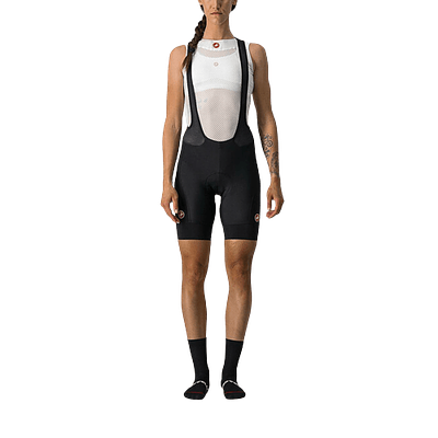 Castelli Velocissima 2 Women's Cycling Bibshorts (Black/Dark Gray)