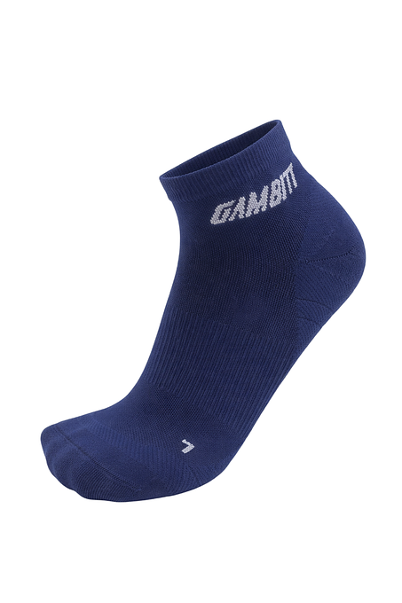 Gambitt Distance Low Cut Unisex Compression Socks (Navy)