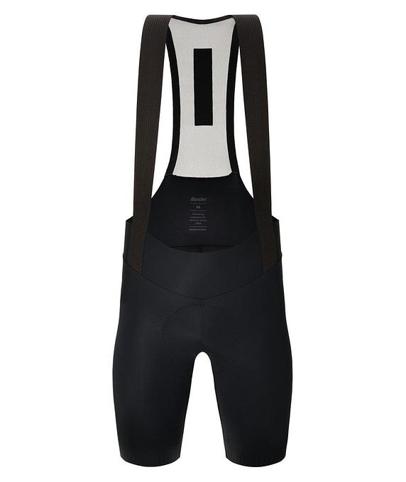 Santini Plush Men's Cycling Bibshorts (Black)