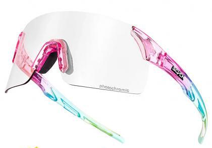 Kapvoe Scvcn X142 Sport Sunglasses (Black/Pink)
