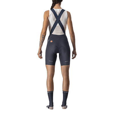 Castelli Velocissima 3 Women's Cycling Bibshorts (Savile Blue/Silver)