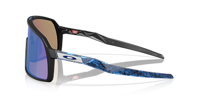 Oakley Sutro S Fathom Collection Sport Sunglasses (Matte Black/Prizm Sapphire)