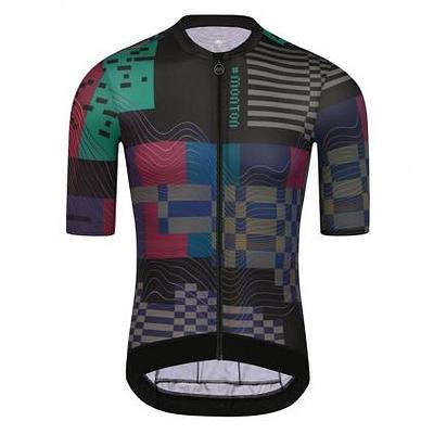 Monton Urban Plus Vaporwave Men's Cycling Jersey (Black)