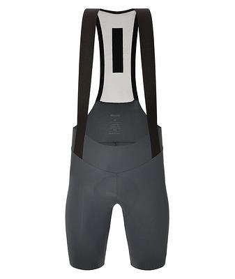 Santini Plush Men's Cycling Bibshorts (Grey)