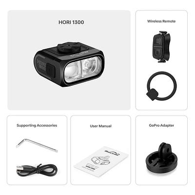 Magicshine Hori 1300 Dual Mounted Front Light (Black)