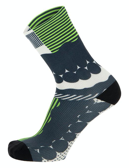 Santini Optic Unisex Cycling Socks (Fluo Green)