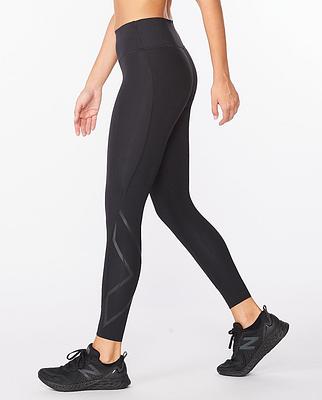 2XU WA5367B Mid-Rise Women's Compression Tights (Black/Nero)