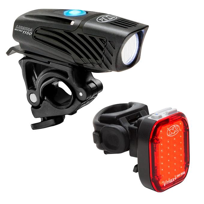 NiteRider Lumina Micro 1150 and Vmax Plus 180 Combo Light (Back)
