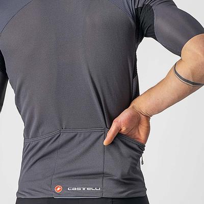 Castelli Endurance Elite Mens Cycling Jersey (Dark Gray)