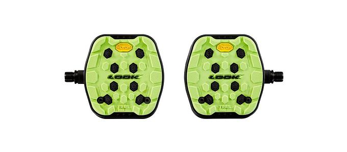 Look Trail Grip Platform Pedals (Lime)