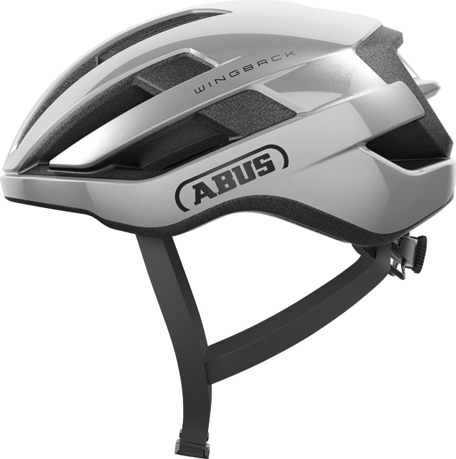 Abus Wingback Road Cycling Helmet (Gleam Silver)