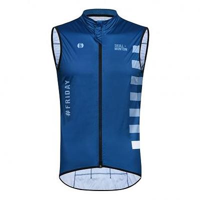Monton Friday Windproof Unisex Cycling Vest (Grey Blue)