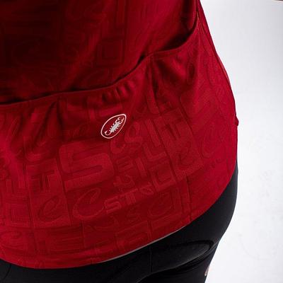 Castelli Promessa Jacquard Women's Cycling Jersey (Red)