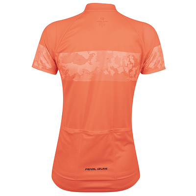 Pearl Izumi Classic Women's Cycling Jersey (Fiery Coral Fountain)
