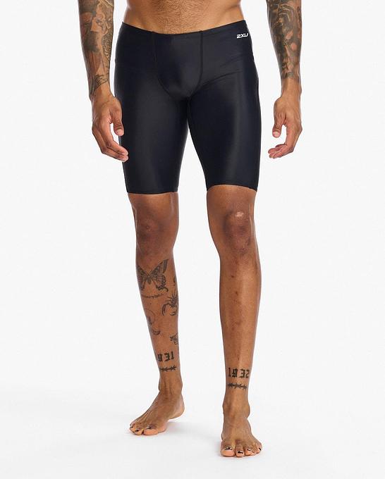2XU MS6643B Propel Men's Swimming Shorts (Black/White)