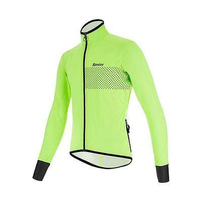 Santini Gaurd Nimbus Rain Jacket (Fluo Green)