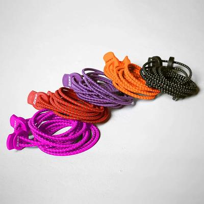 Zone 3 Elastic Shoe Laces (Neon Orange)