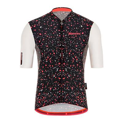 Santini Delta Pietra Mens Cycling Jersey (Black)