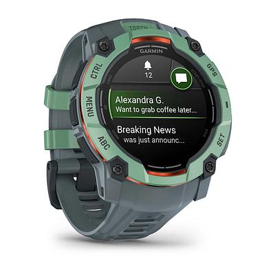 Garmin Instinct 3 Amoled Smart Watch (Neotropic/Twilight Band)