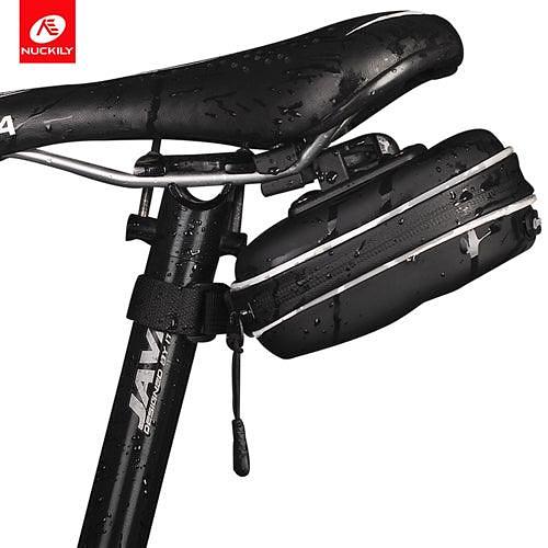 Nuckily PL03 EVA Leather Waterproof Saddle Bag (Black)
