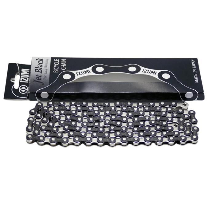 Izumi JetBlack 1/2 x 3/32 6 Speed Chain (Black)