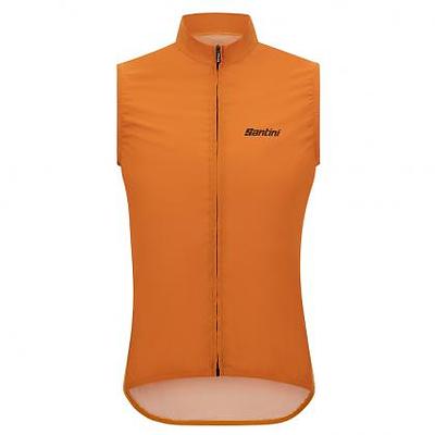 Santini Ready To Ride Unisex Wind Cycling Vest (Rust)