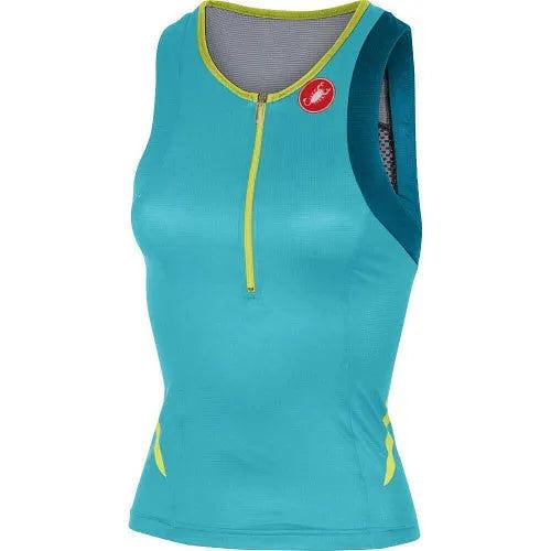 Castelli Free Women's Tri Singlet (Pastel Blue/Caribbean)