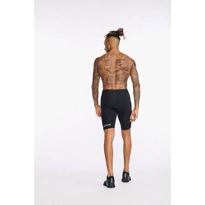 2XU MT6430B Aero 9 Inch Men's Triathlon Shorts (Black/White)