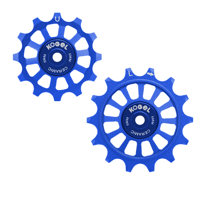 Kogel Shimano Dura Ace R9100 Hybrid Ceramic 12/14T Oversized Pulley (Blue)