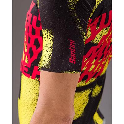 Santini TDF Mur De Huy Men's Cycling Jersey (Print)