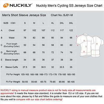 Nuckily MA032 Men's Cycling Jersey (Dark Grey)